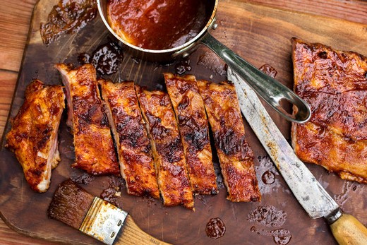 Blueberry Chipotle Baby Back Ribs