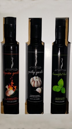 CaliVirgin Olive Oil 3-Pack Sampler Gift Box Image