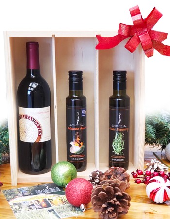 Olive Oil & Wine Gift Set Image