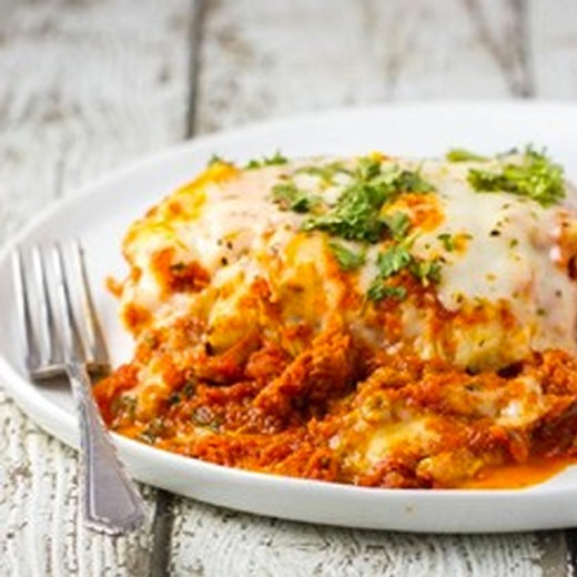 Savory Meat Sauce Lasagna