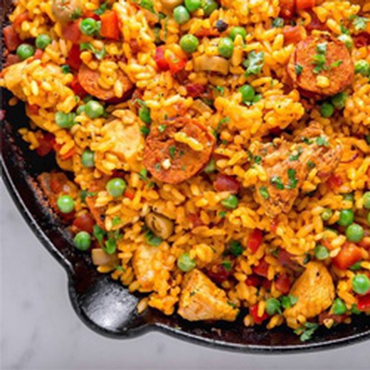 Chirizo and Chicken Paella