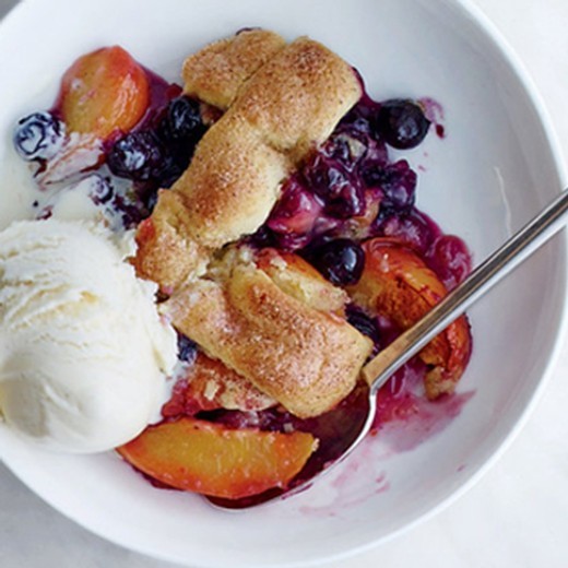 Blueberry-Nectarine Pandowdy